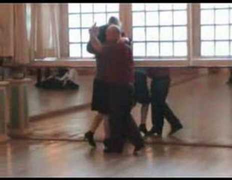 Cacho Dante gives tango workshop in Amsterdam 2003